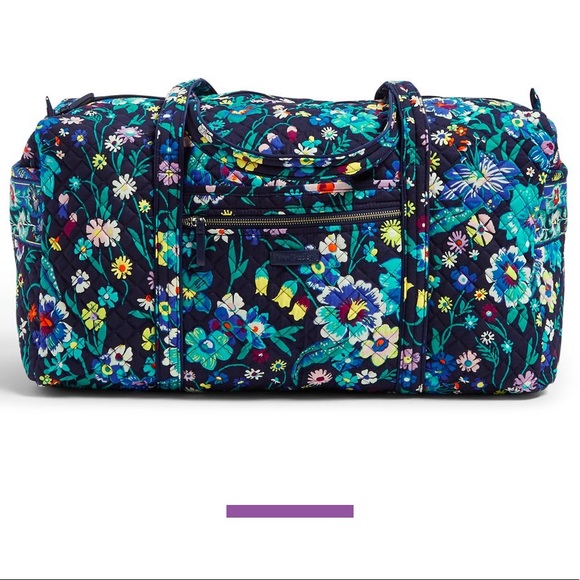 Vera Bradley Moonlight Garden Large Duffel Bag - Picture 2 of 9
